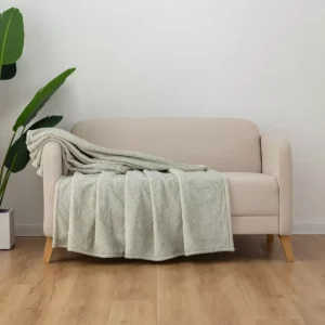 Eco-Friendly Recycled Polyester Throw Blanket