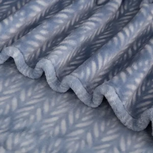 Eco-Friendly Recycled Polyester Throw Blanket