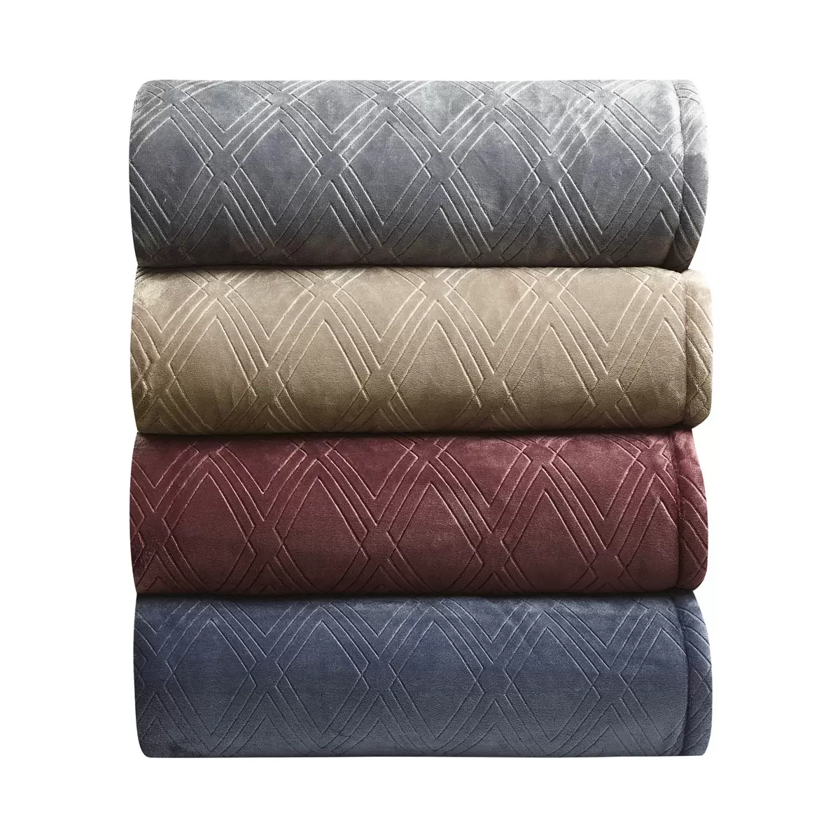 Etched Sherpa Blanket | Silky Soft Velvet & Cozy Sherpa Reverse