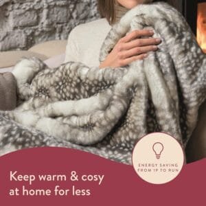 Fallow Deer style faux fur for luxurious style