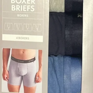 Ted Baker Men's Boxer Shorts, 4 Pack Navy Mix