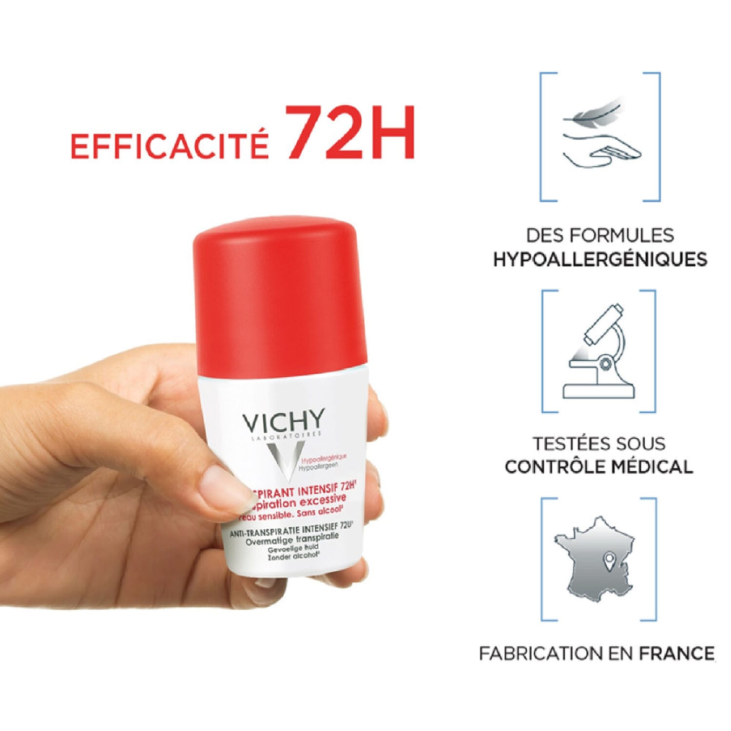 Vichy Intensive Antiperspirant 72H