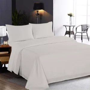 Plain Dyed Flat Bed Sheets and Durable Poly Cotton