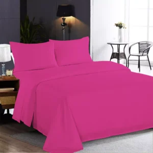 Plain Dyed Flat Bed Sheets – Soft, Durable, and Stylish Poly Cotton Bedding