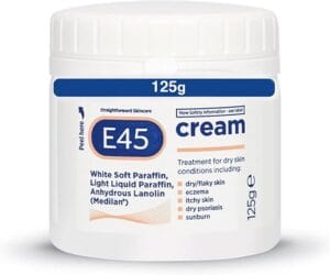 E45 Moisturiser Cream for Dry Skin & Eczema - 125g