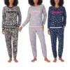 DKNY Women’s Lounge Set featuring a cosy stretch fleece fabric