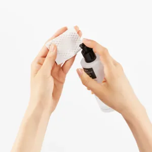 Texture of CosRx BHA exfoliant on cotton pad
