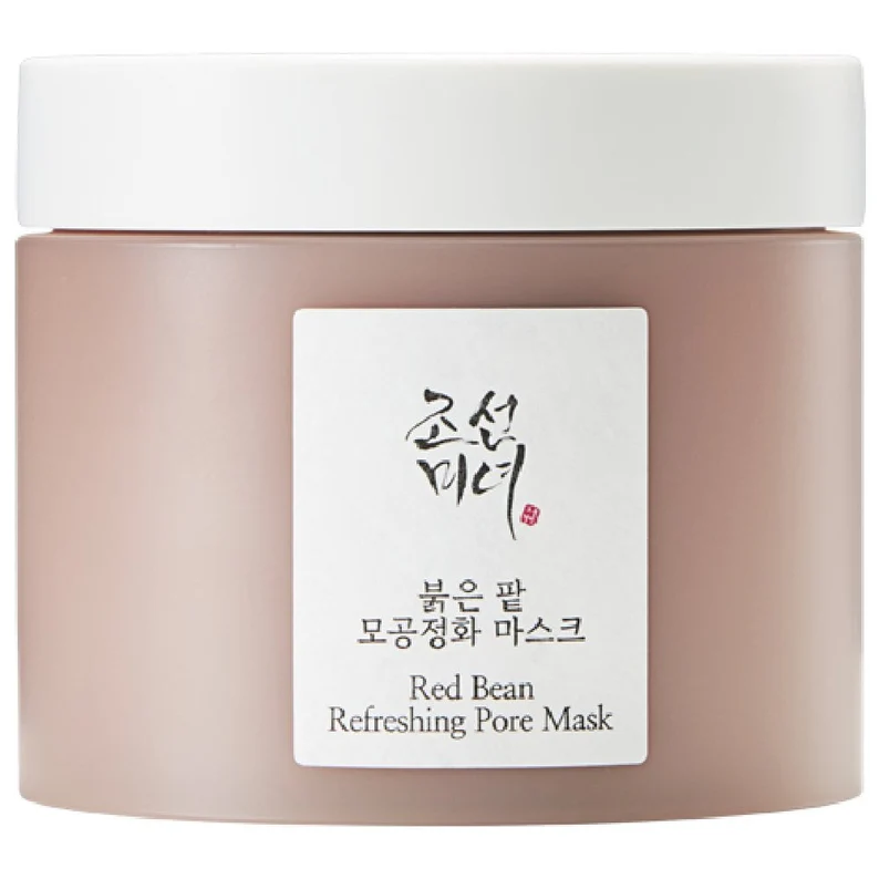Red Bean Pore Mask texture in jar