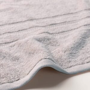 silver open towel