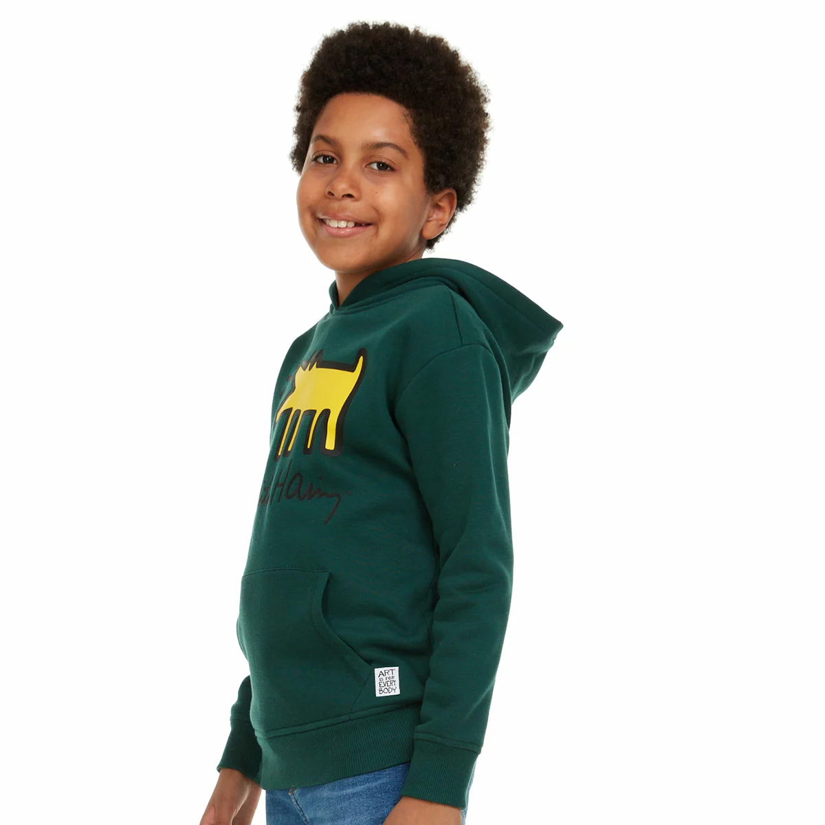 keith haring embroidered sleeve logo