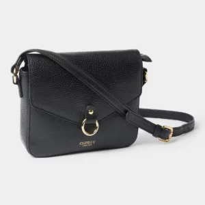 Osprey leather crossbody bag in black