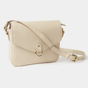 Osprey leather crossbody bag in cream