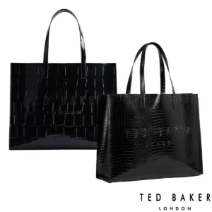 Ted Baker tote bag mock croc finish