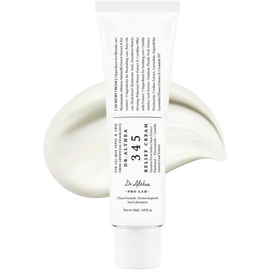 345 Relief Cream lightweight soothing texture