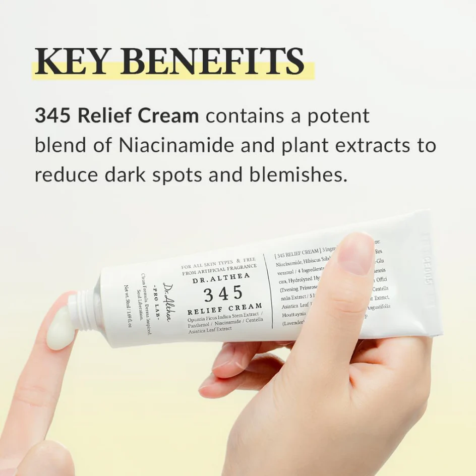 345 Relief Cream with Niacinamide and Panthenol