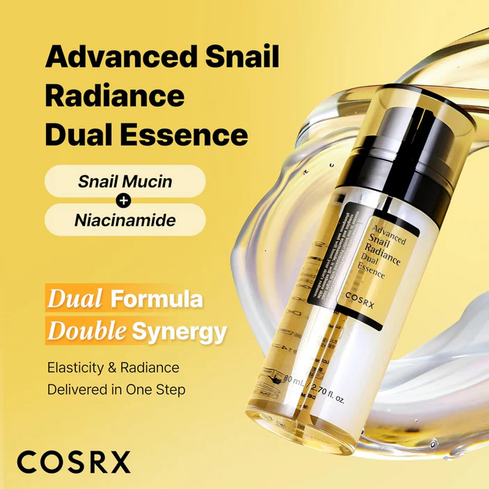 snail mucin essence for glowing skin