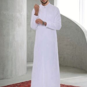 Mens white jubba traditional Islamic wear