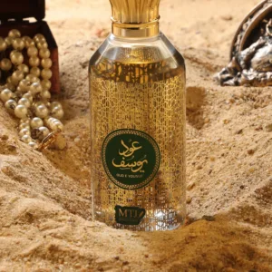 Oud E Yousuf Eau De Parfum fragrance bottle close up