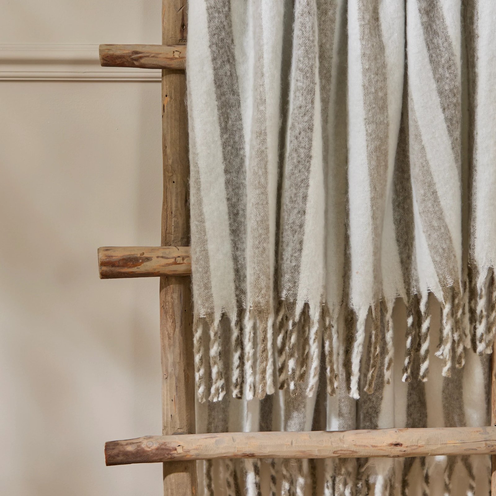 soft fringed throw blanket