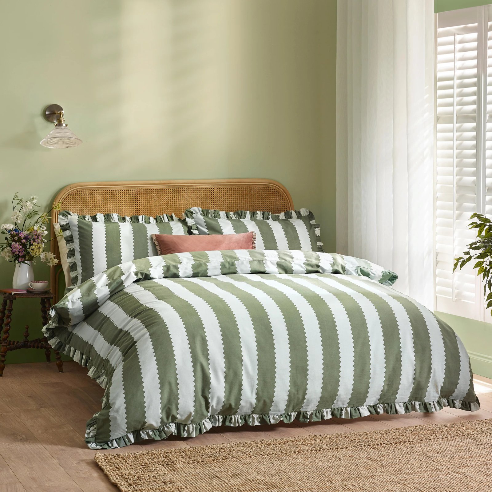 ruffle duvet cover set