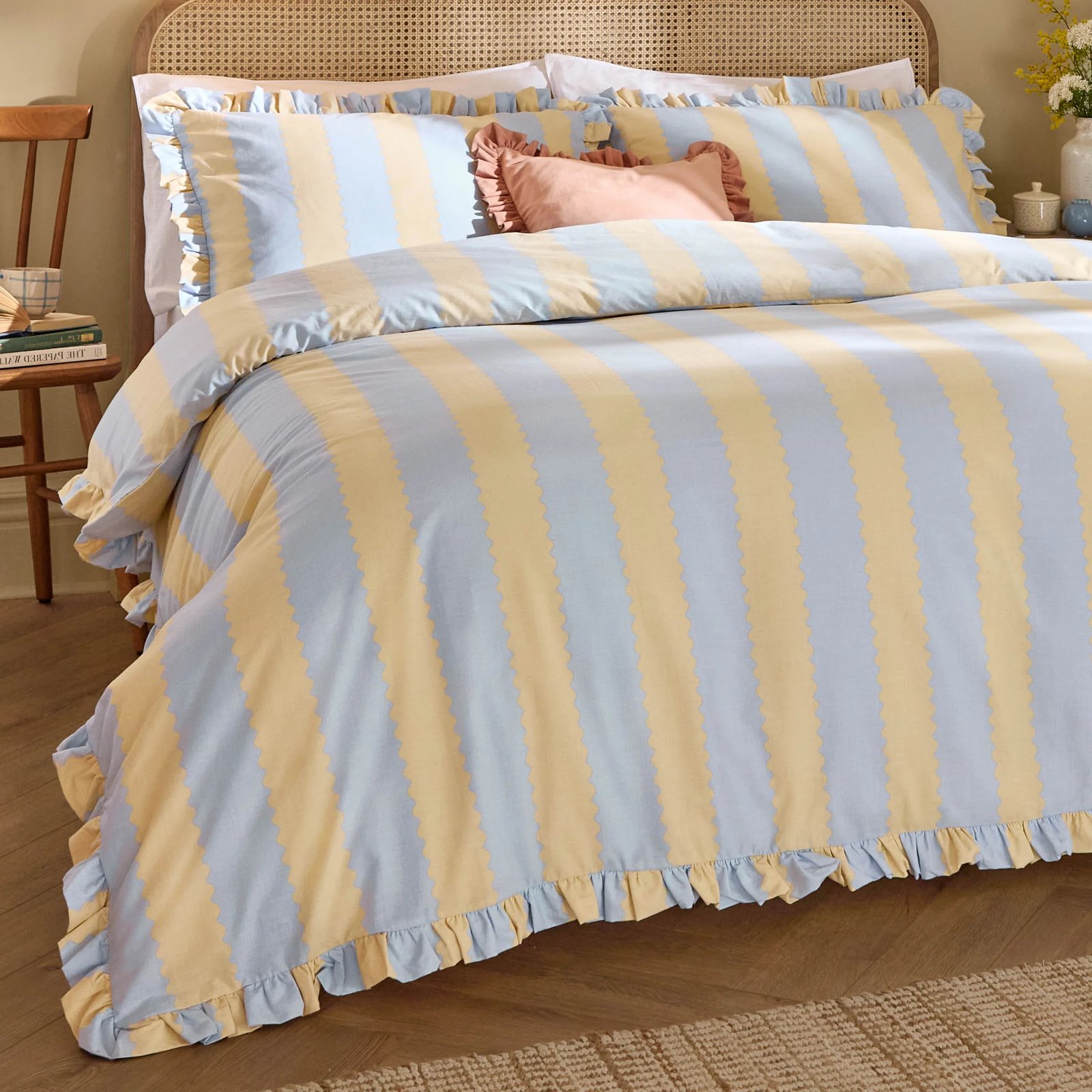 ruffle duvet cover set