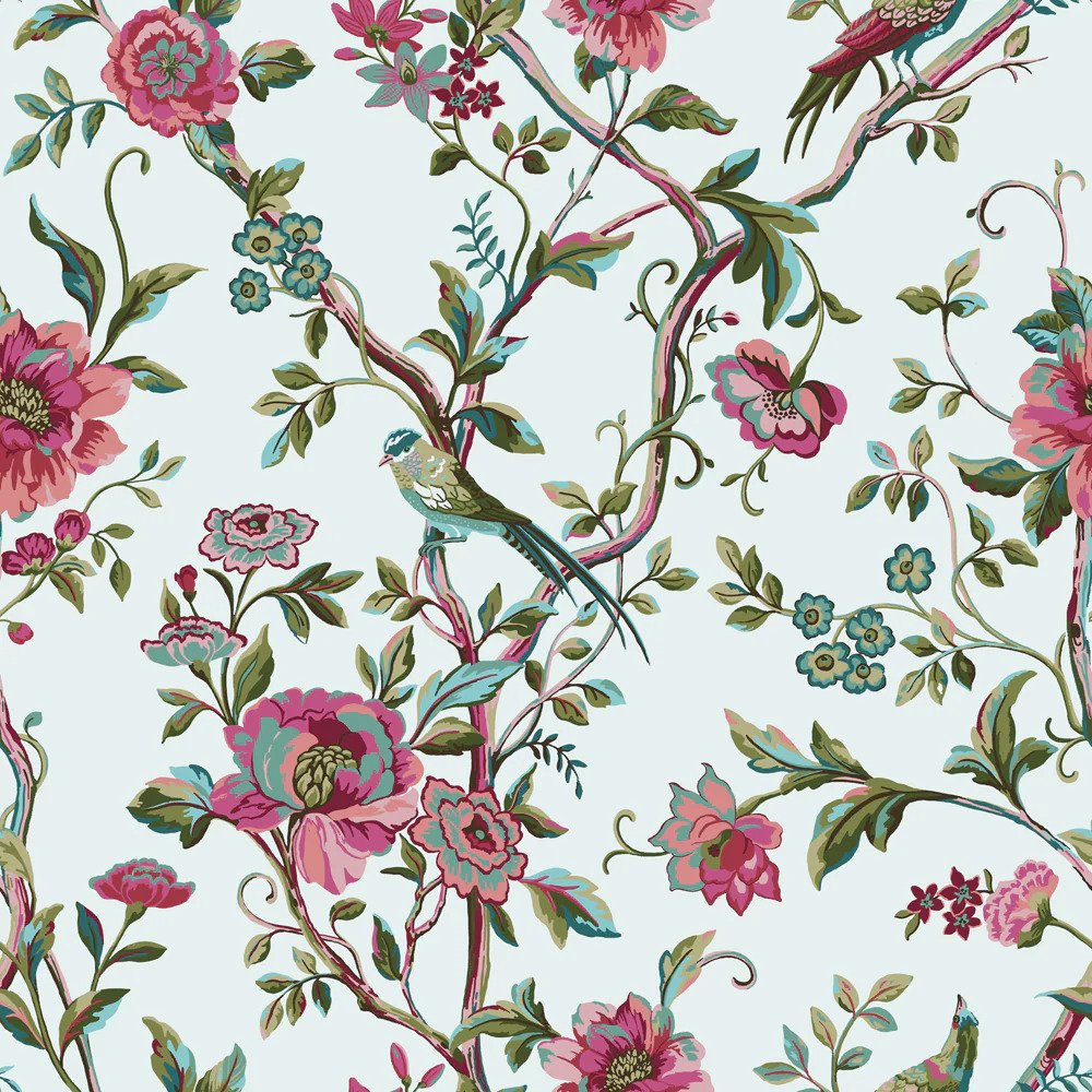 vintage chinoiserie duvet cover