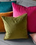 modern velvet scatter cushion