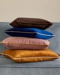 soft velvet decorative cushion
