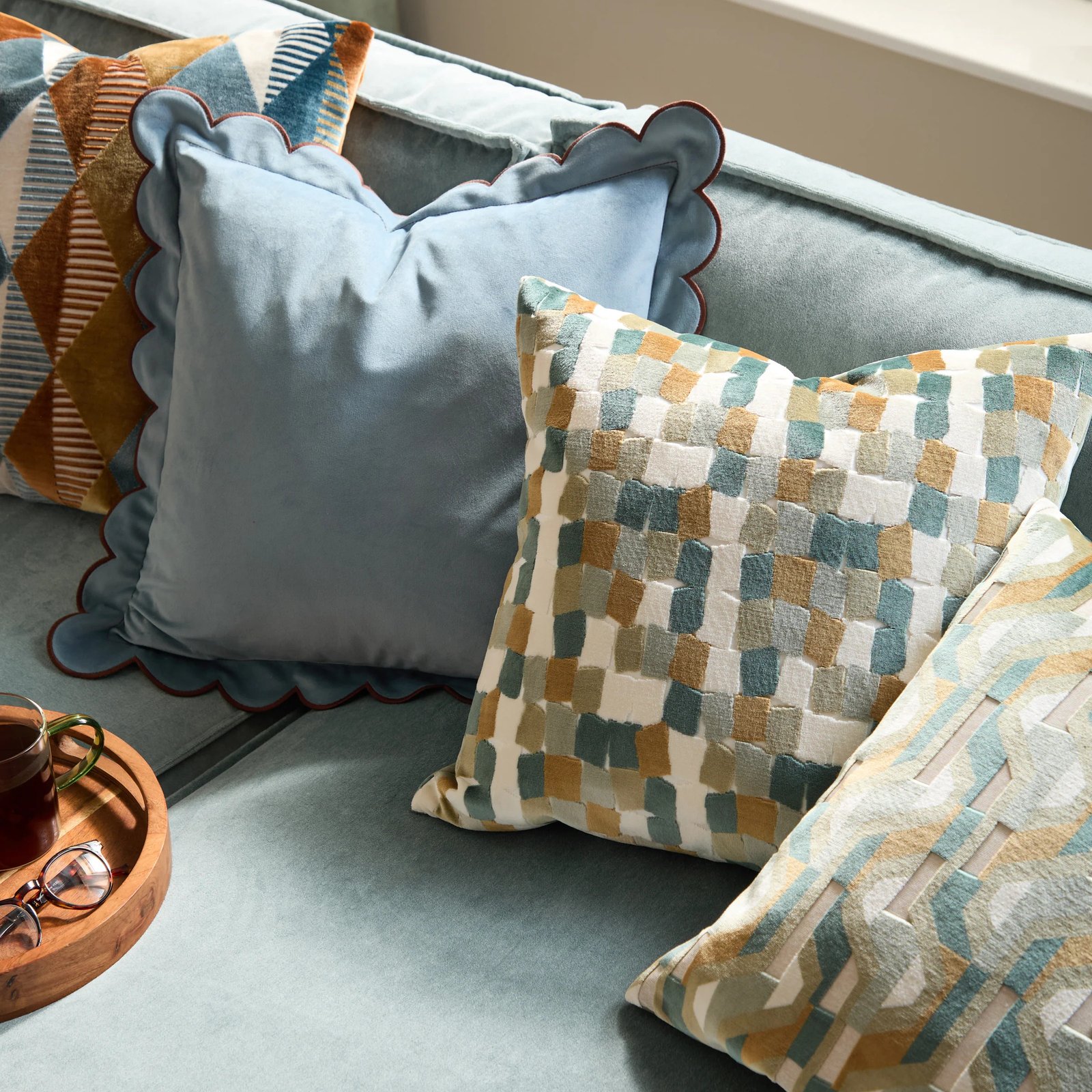 luxury jacquard cushion